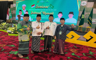 Pengurus Cabang Nahdlatul Ulama (PCNU) Batam Ikuti Seminar Sistem Istimbath Hukum dan Bahtsul Masail